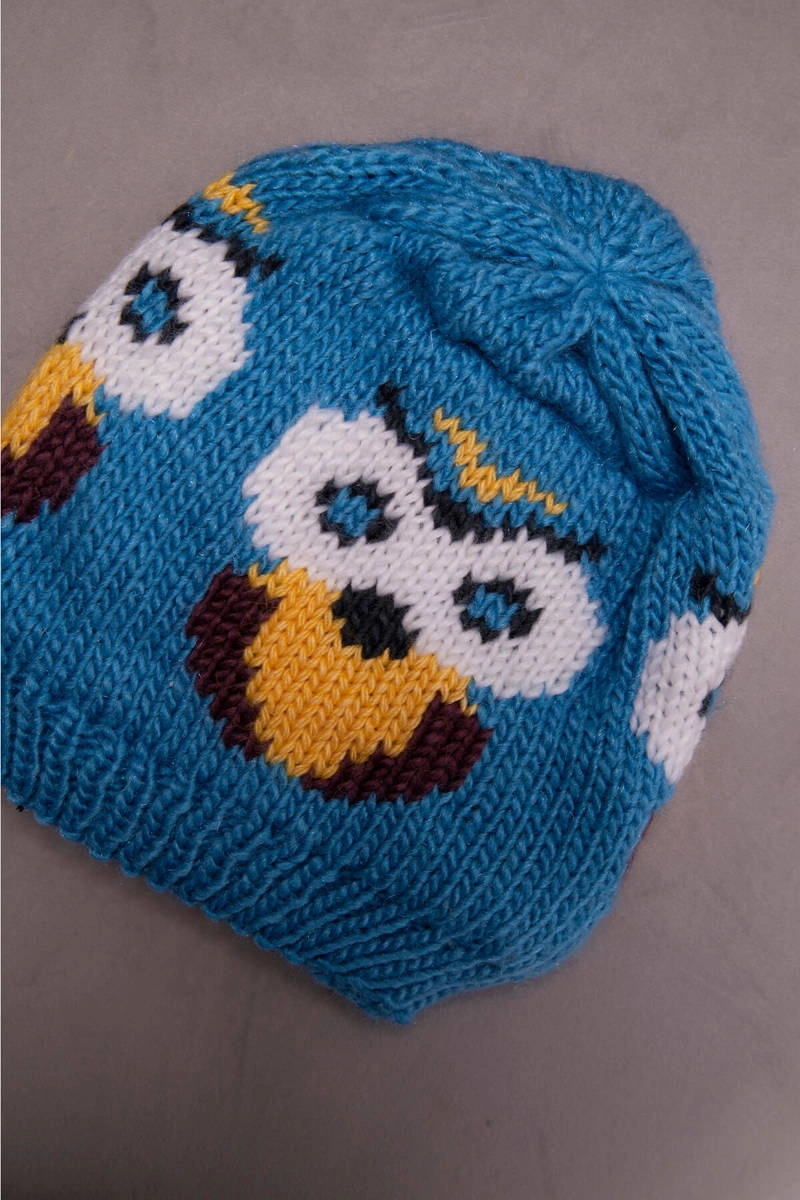 marka niezdefiniowana Women's cap Ofelia K349 turquoise