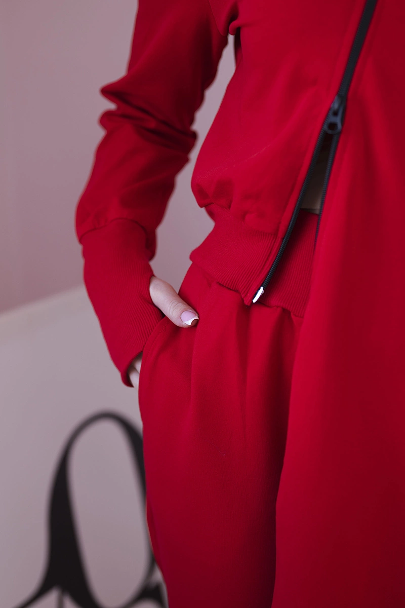 Set of sweatshirt with red side