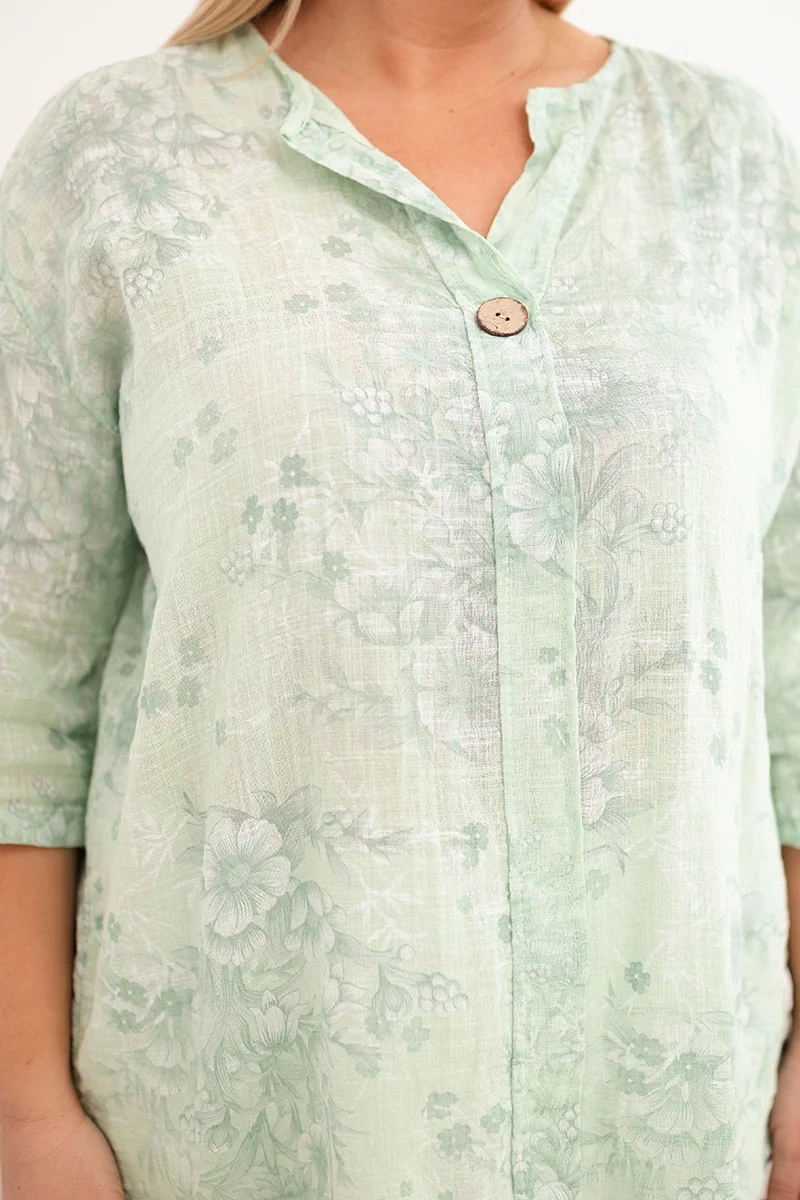 Dámske bavlnené plus-size tričko Kesi Włoski