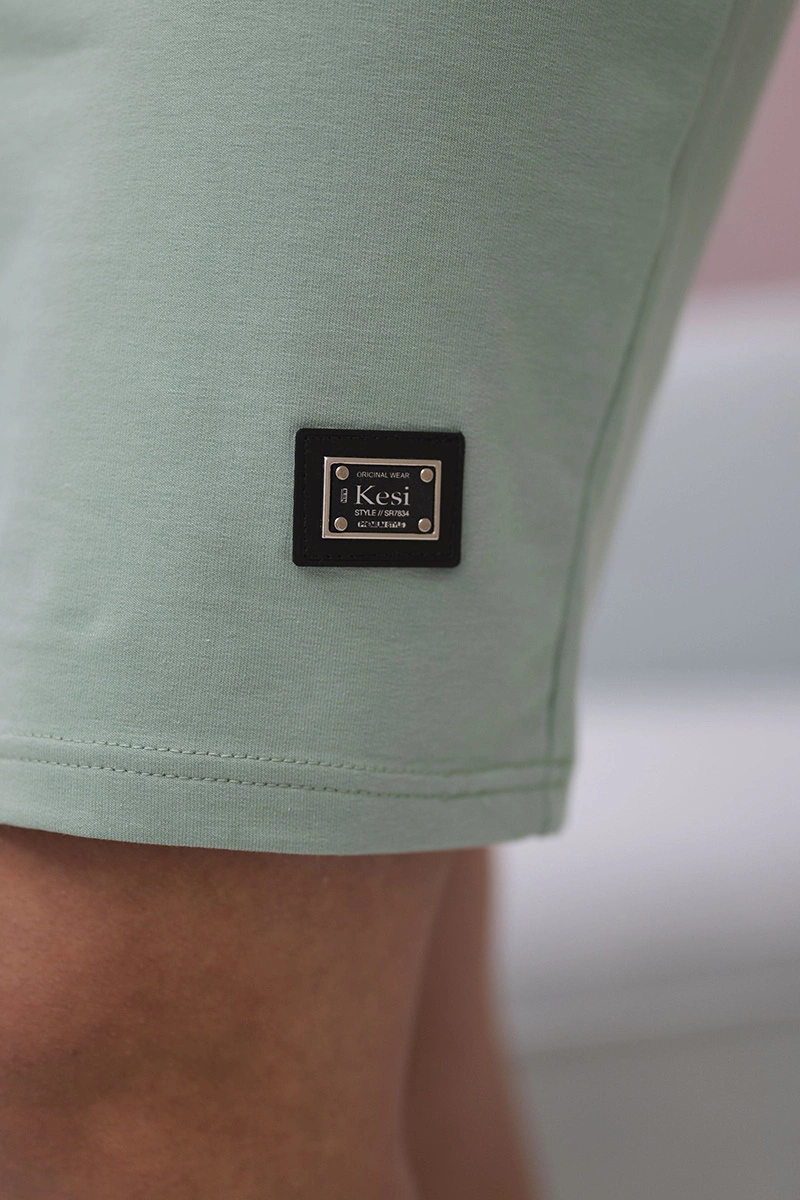 Dark mint dress with neck tie