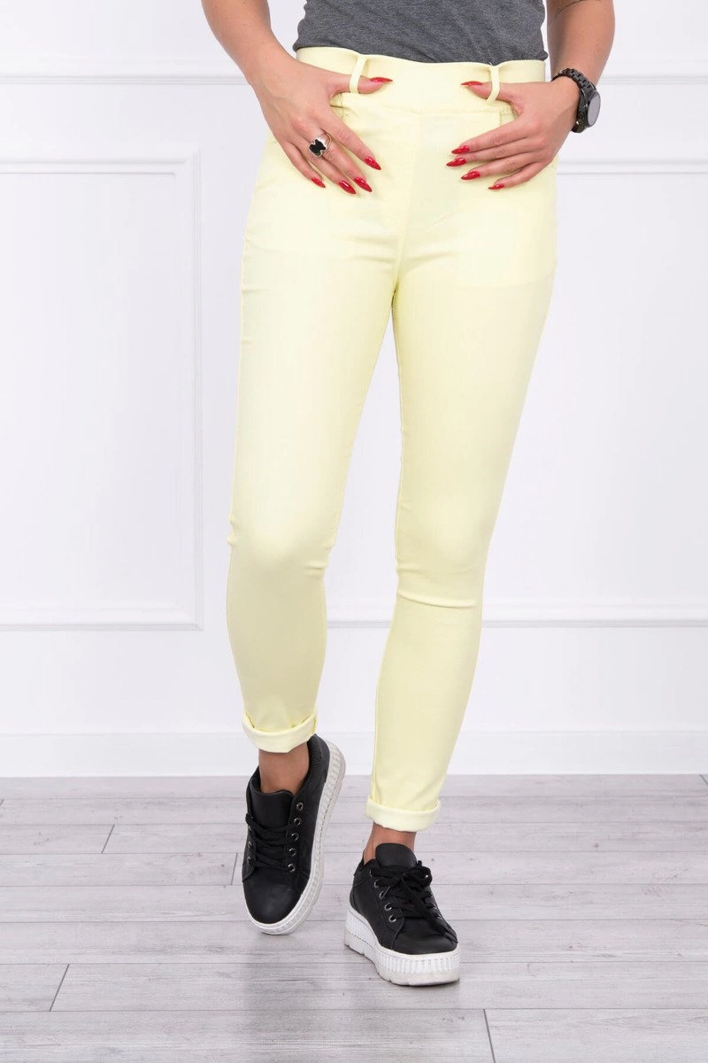 Kesi Kalhoty v barvě denim yellow