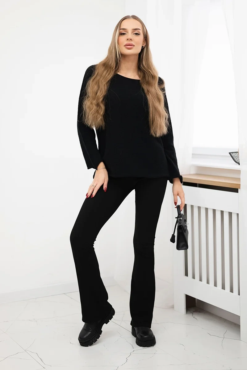 Kesi Włoski Crew neck sweater black