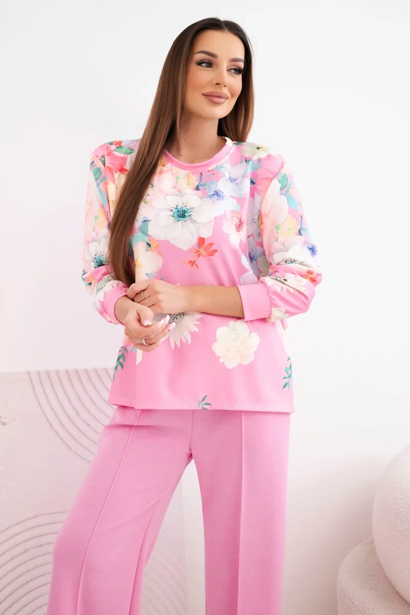 Dámský dvoudílný květinový set Kesi