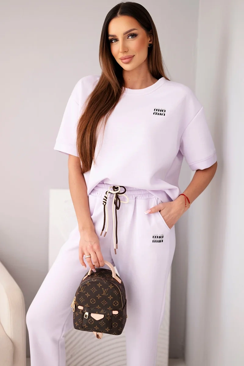 Дамски комплект Kesi Włoski, изработен от вискоза с цвят на масло