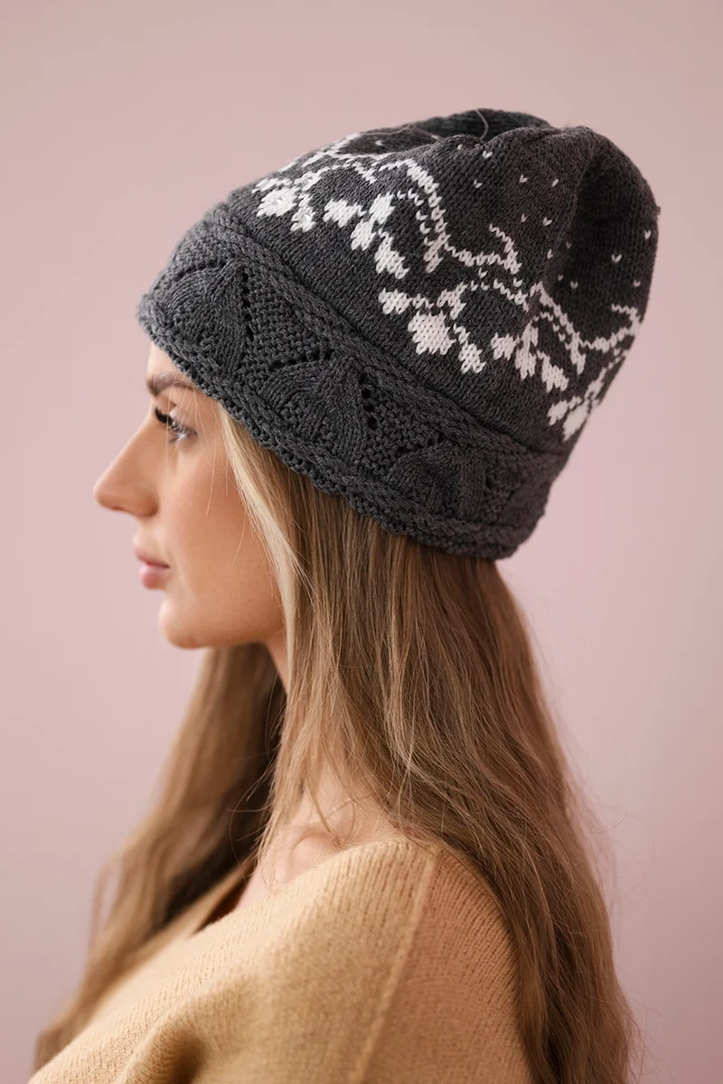 Kesi Women&#039;s cap Kira K374 dark gray