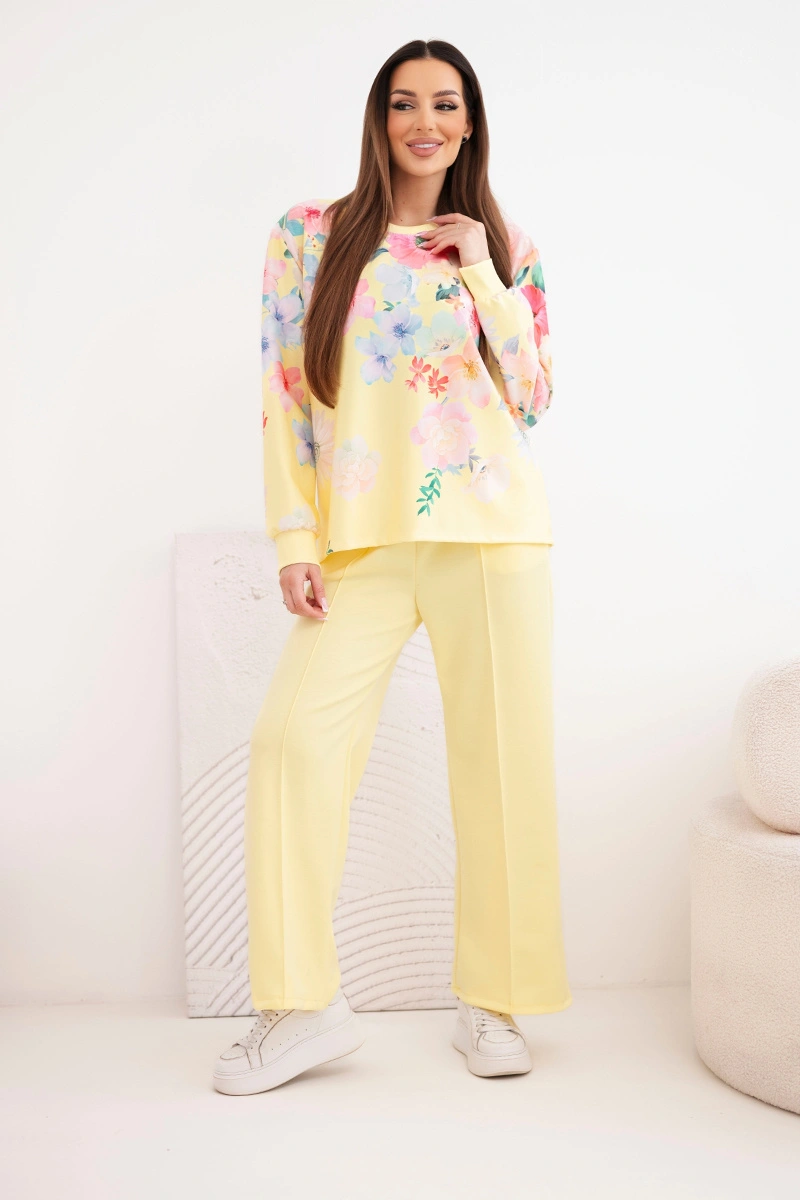 Дамски комплект Kesi Włoski с флорален мотив