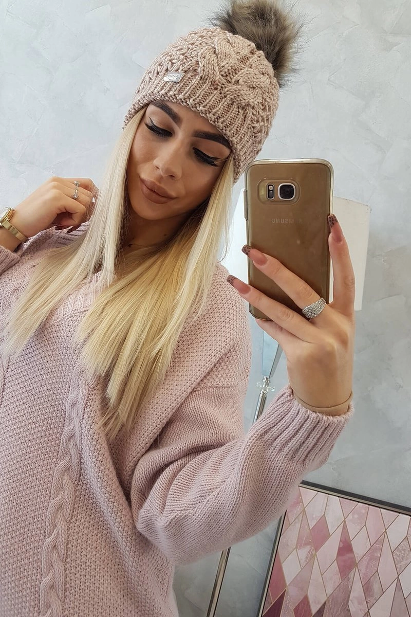 Kesi Čepice K166 tmavě béžová