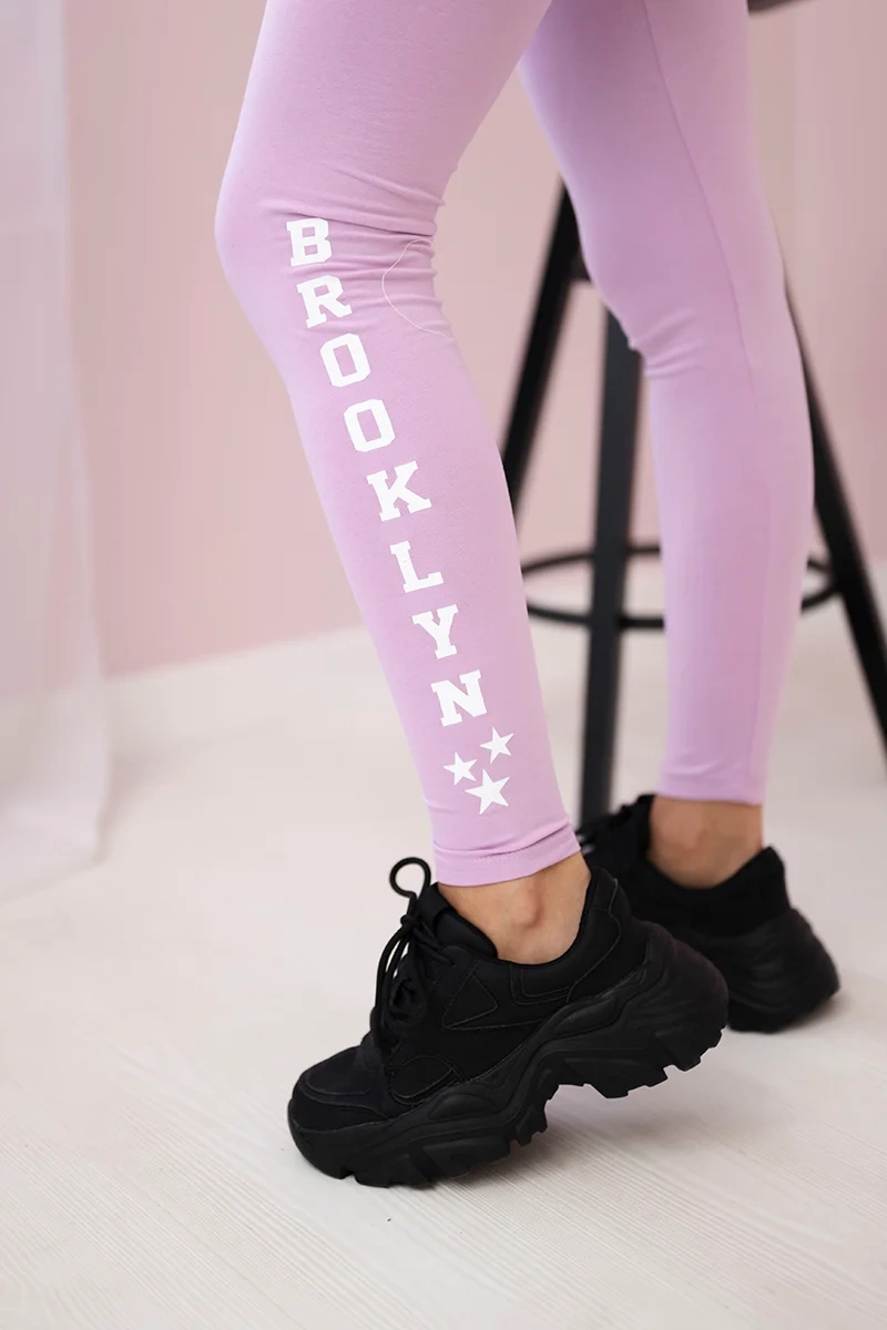 Brooklyn leggings light purple