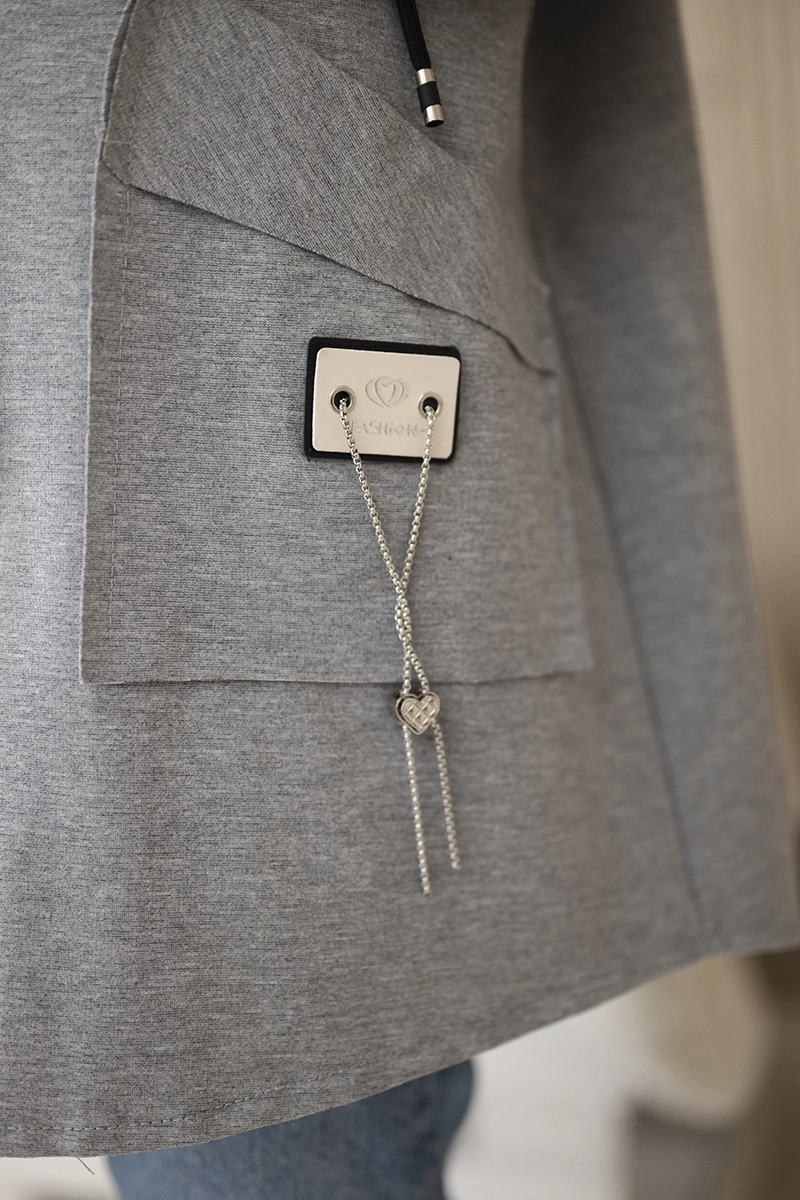 Punto Milano winter hoodie gray