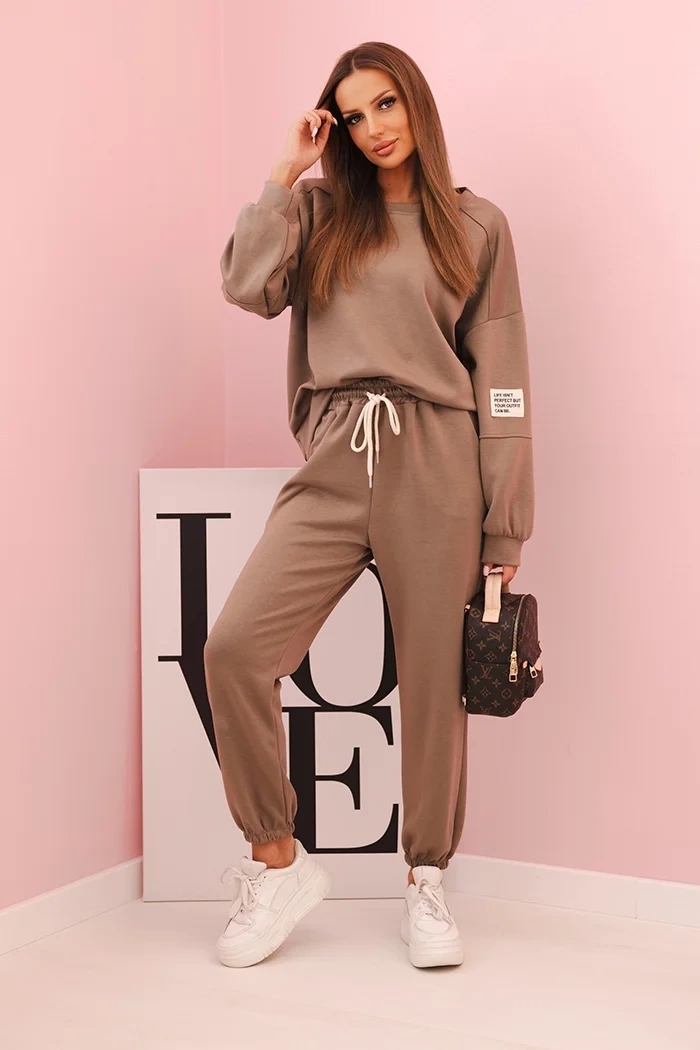 Kesi Włoski Set sweatshirt + pants butter fango