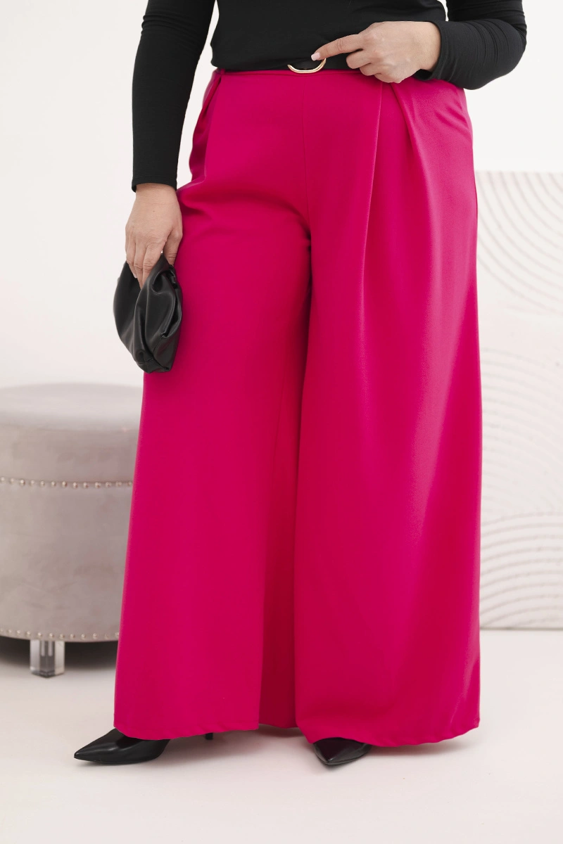 Панталон с големи размери и колан