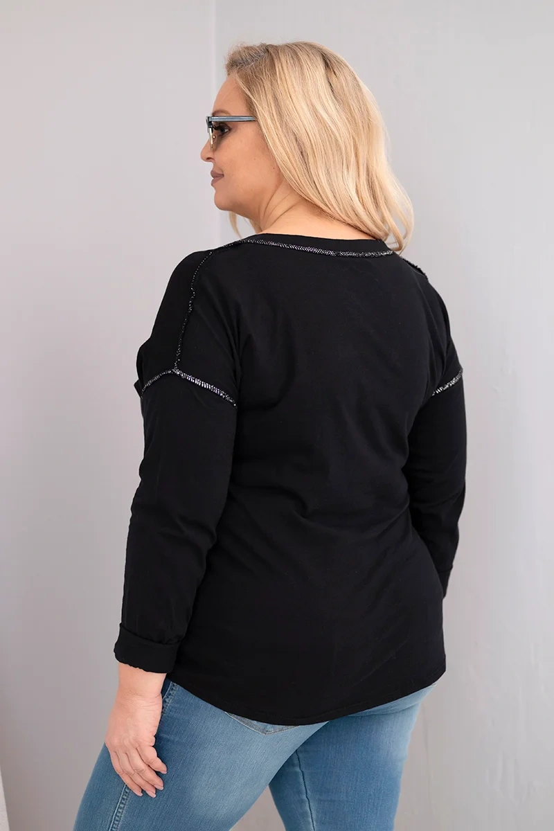 Dámska mikina Plus Size Love You More