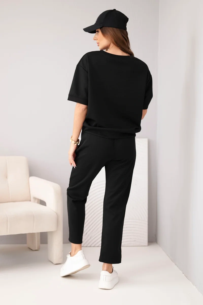 Kesi Włoski dámská viskózová sada máslová a černá