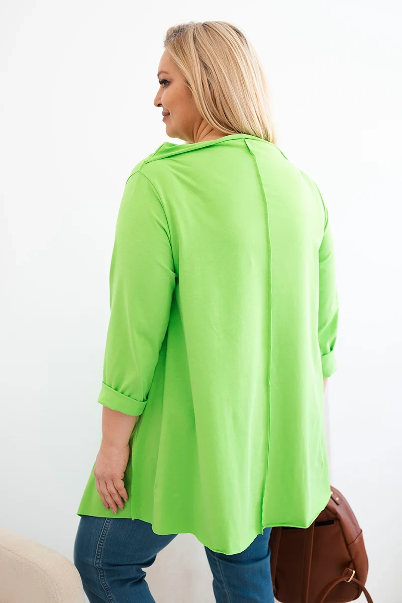 Dámska asymetrická blúzka Plus Size