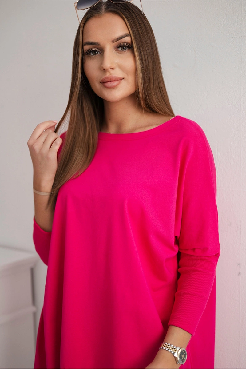 Oversize fuchsia blouse