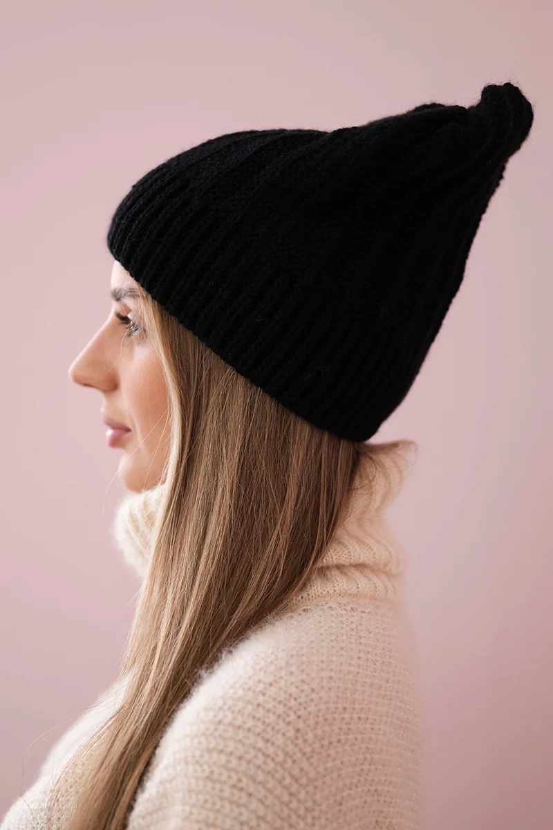 marka niezdefiniowana Cap with fleece Anna K238 black