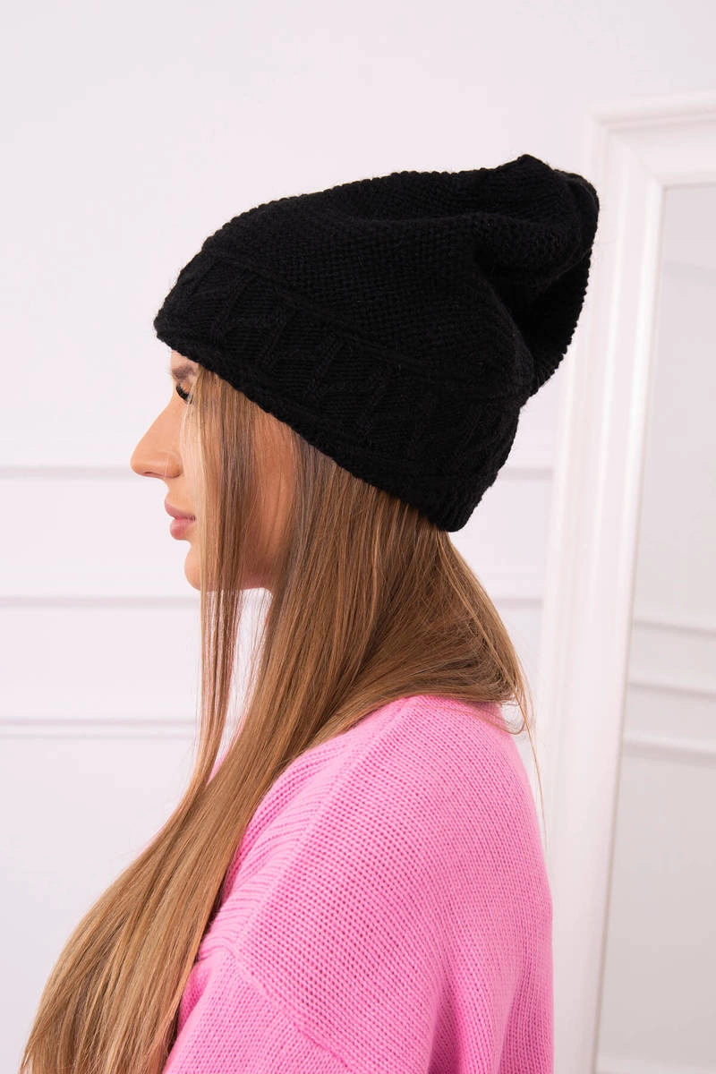 Women&#039;s cap Aniela K338 black