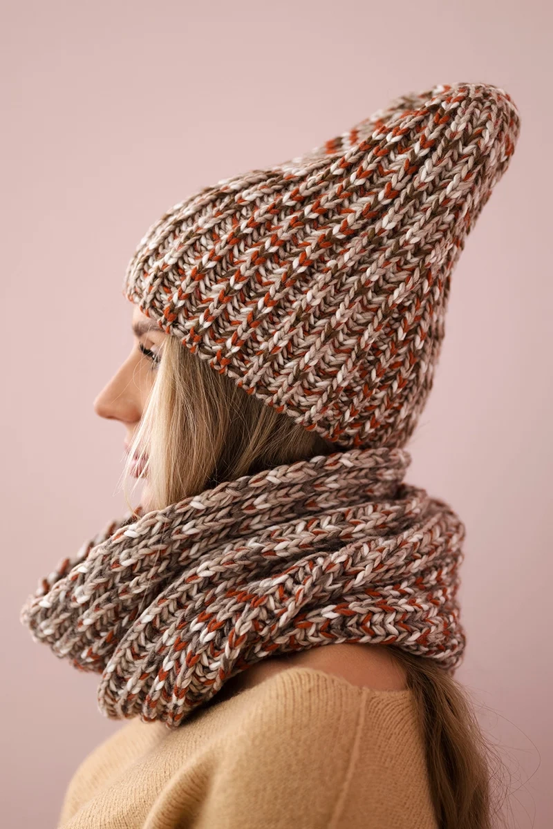 Women&#039;s set with fleece Merry K202 brown+foxy
