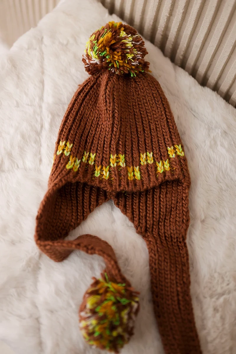 Women&#039;s cap with long ears Nadia K321 camel