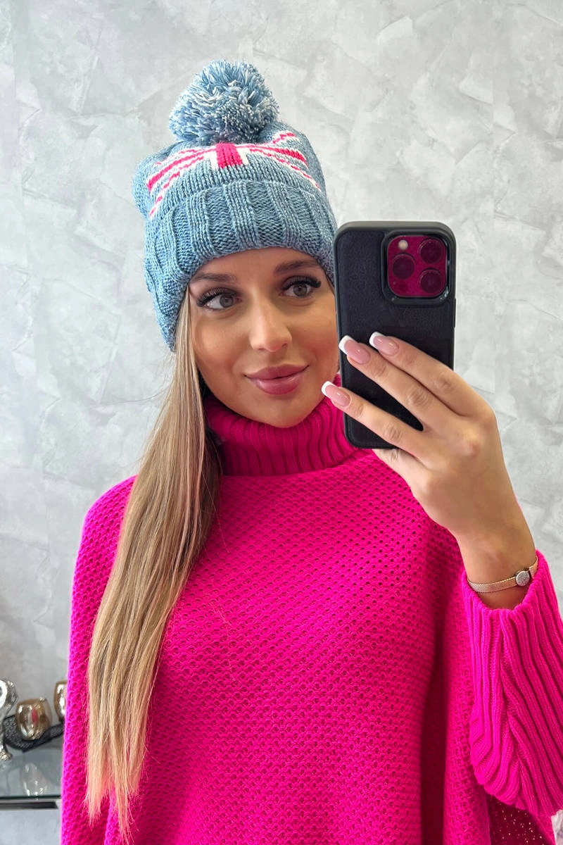 Kesi Cap with a pompom Elizabeth K386 jeans