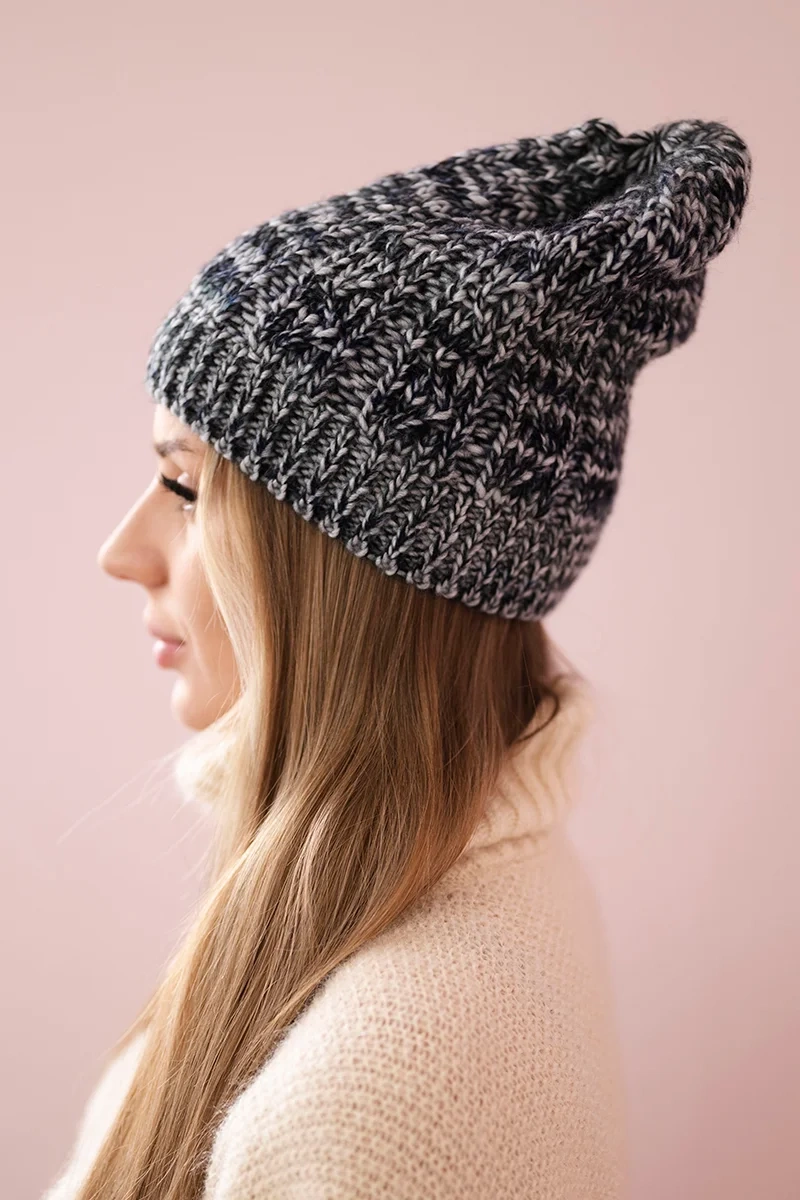 Kesi Cap with fleece Melisa K241 gray+black