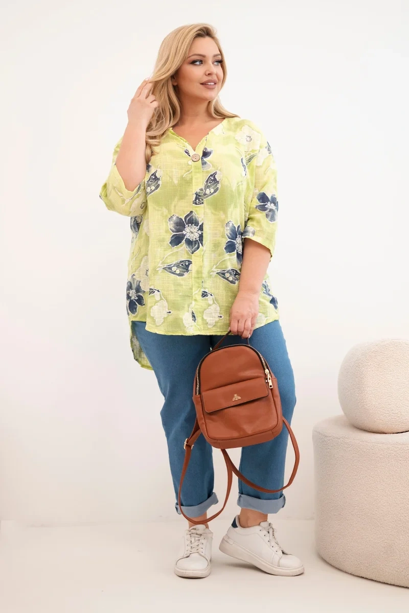 Дамска блуза Kesi Włoski с флорален мотив