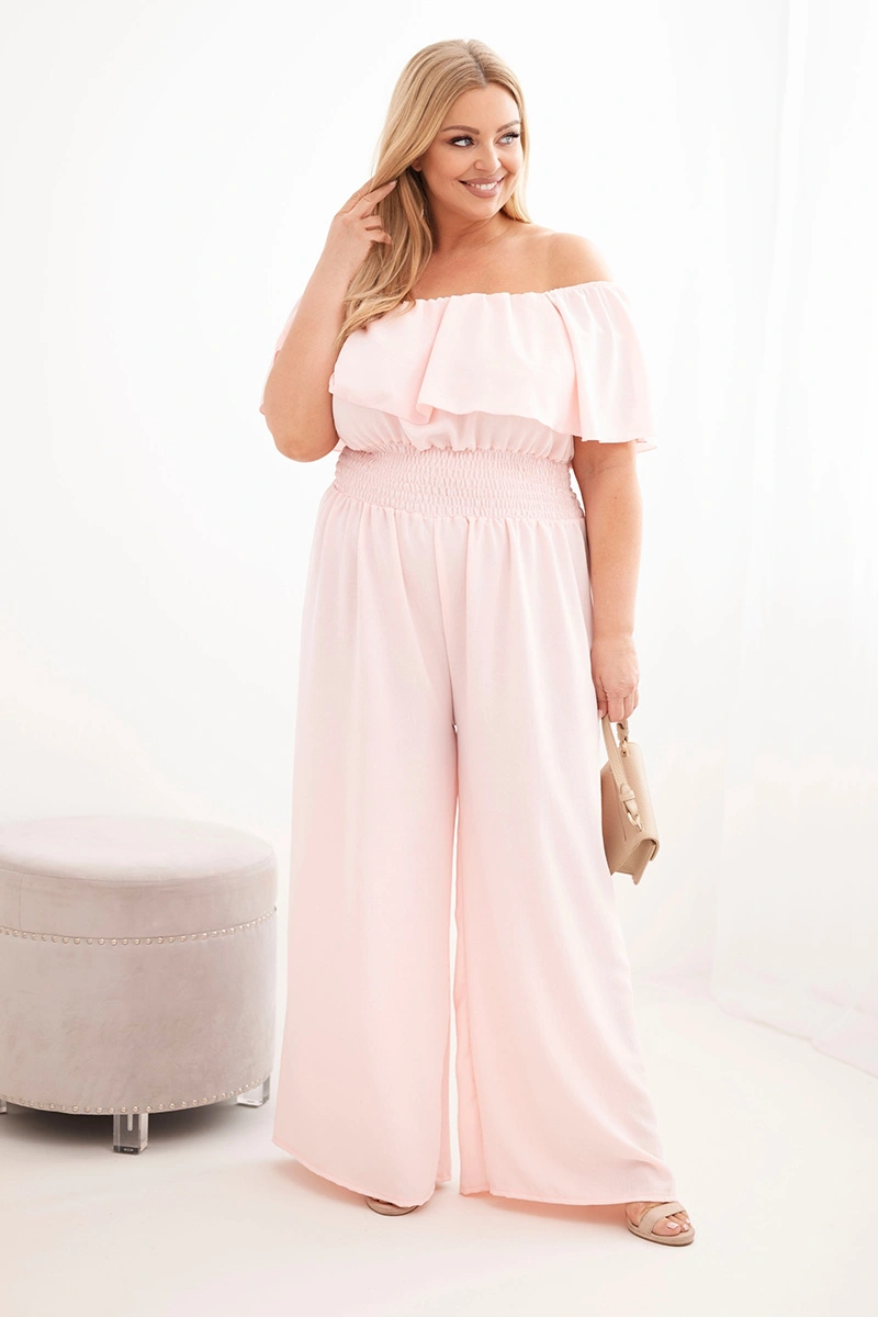 Дамски гащеризон с големи размери Kesi с волани