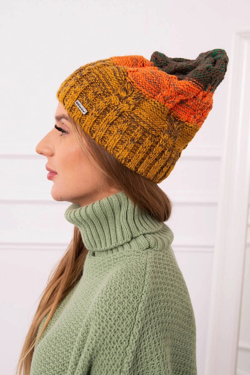Kesi Cap with fleece Dolores K303 mustard+orange+green