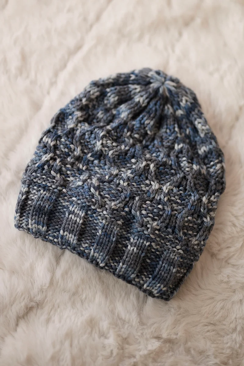 marka niezdefiniowana Cap with fleece Melisa K241 navy blue+blue