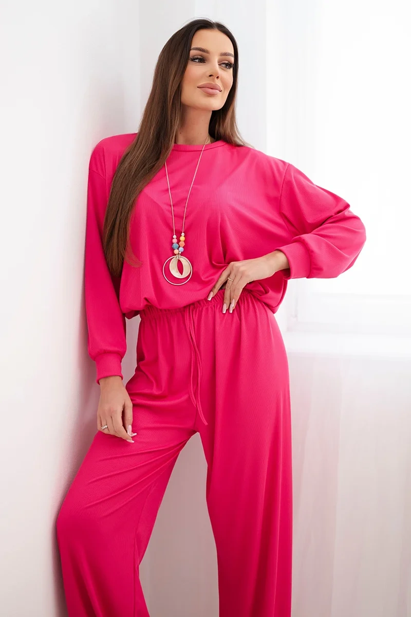 Dámsky set Kesi Włoski s viskózovou mikinou a nohavicami