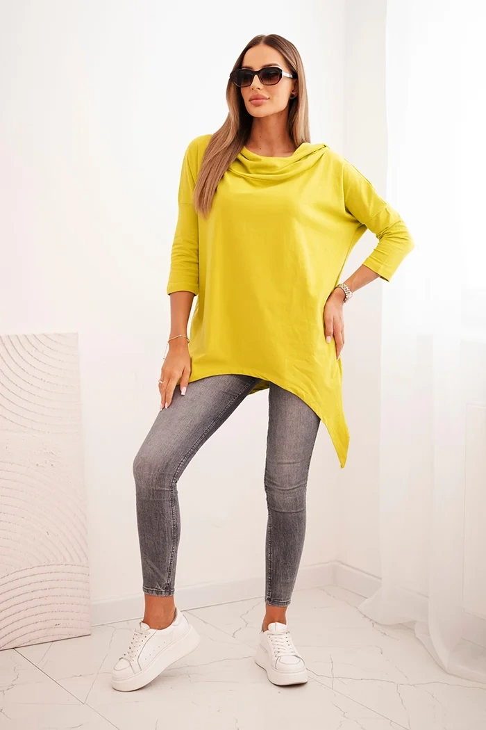 Sweatshirt with kiwi wing print