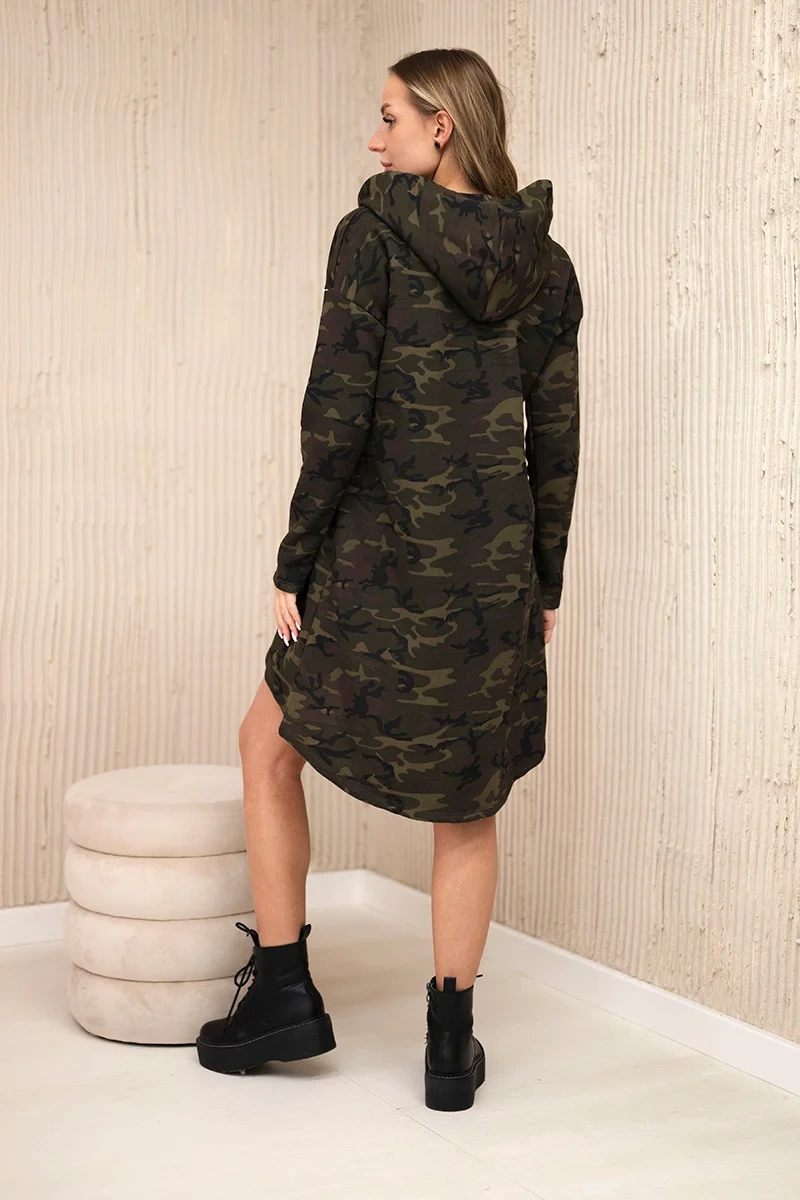 Camo dress khaki+green