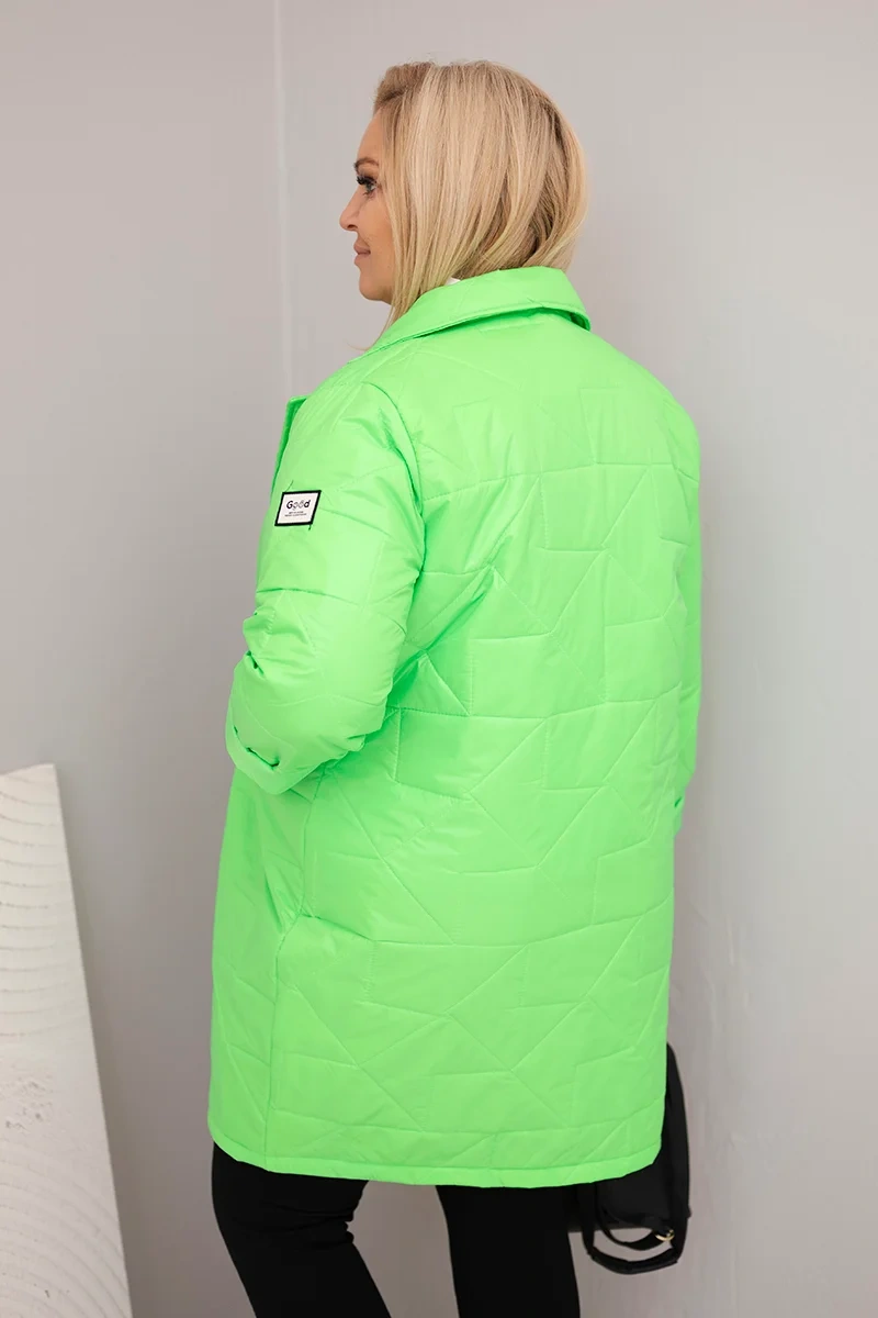 Kesi Włoski Plus Size prešívaná bunda