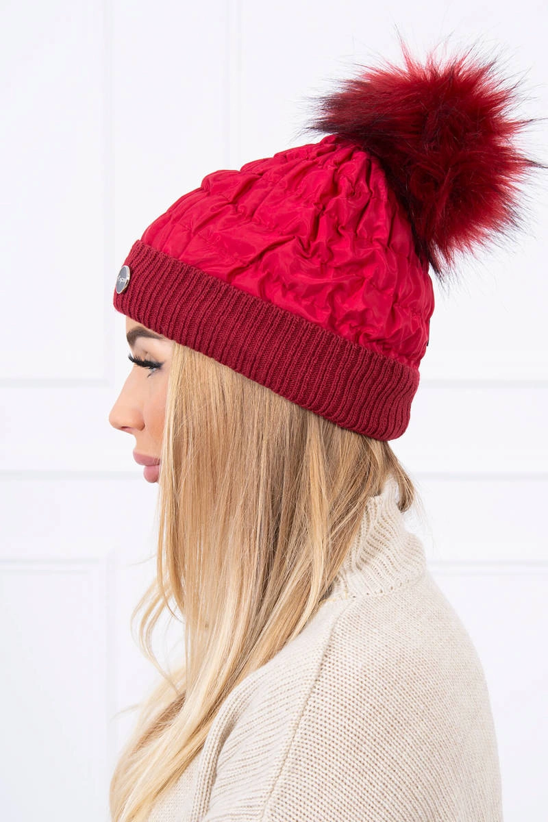 marka niezdefiniowana Cap K160 burgundy