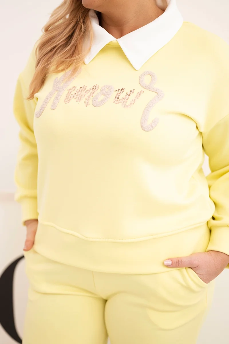 Kesi dámska súprava maslová Plus Size