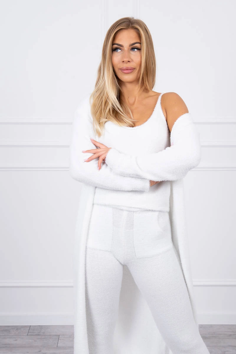 Kesi Alpaca sweater set ecru