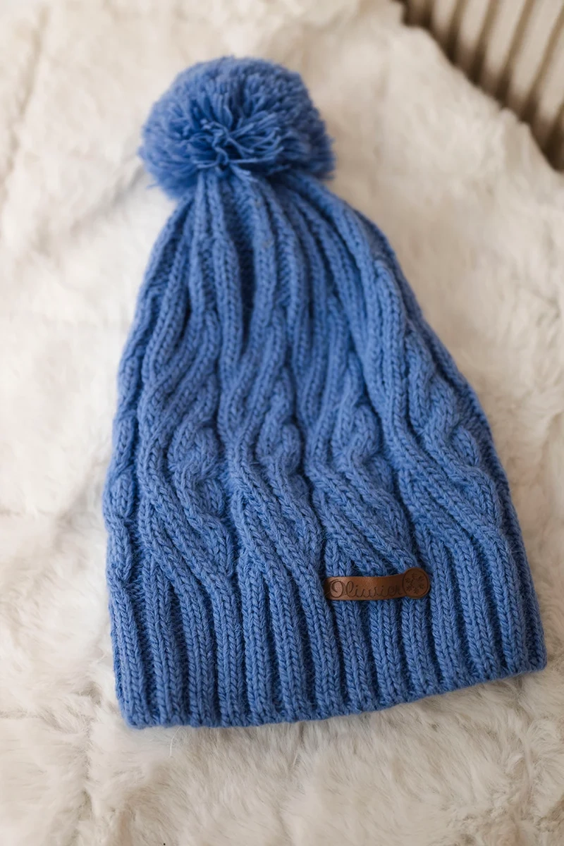 Kesi Cap with fleece Paulina K227 light jeans