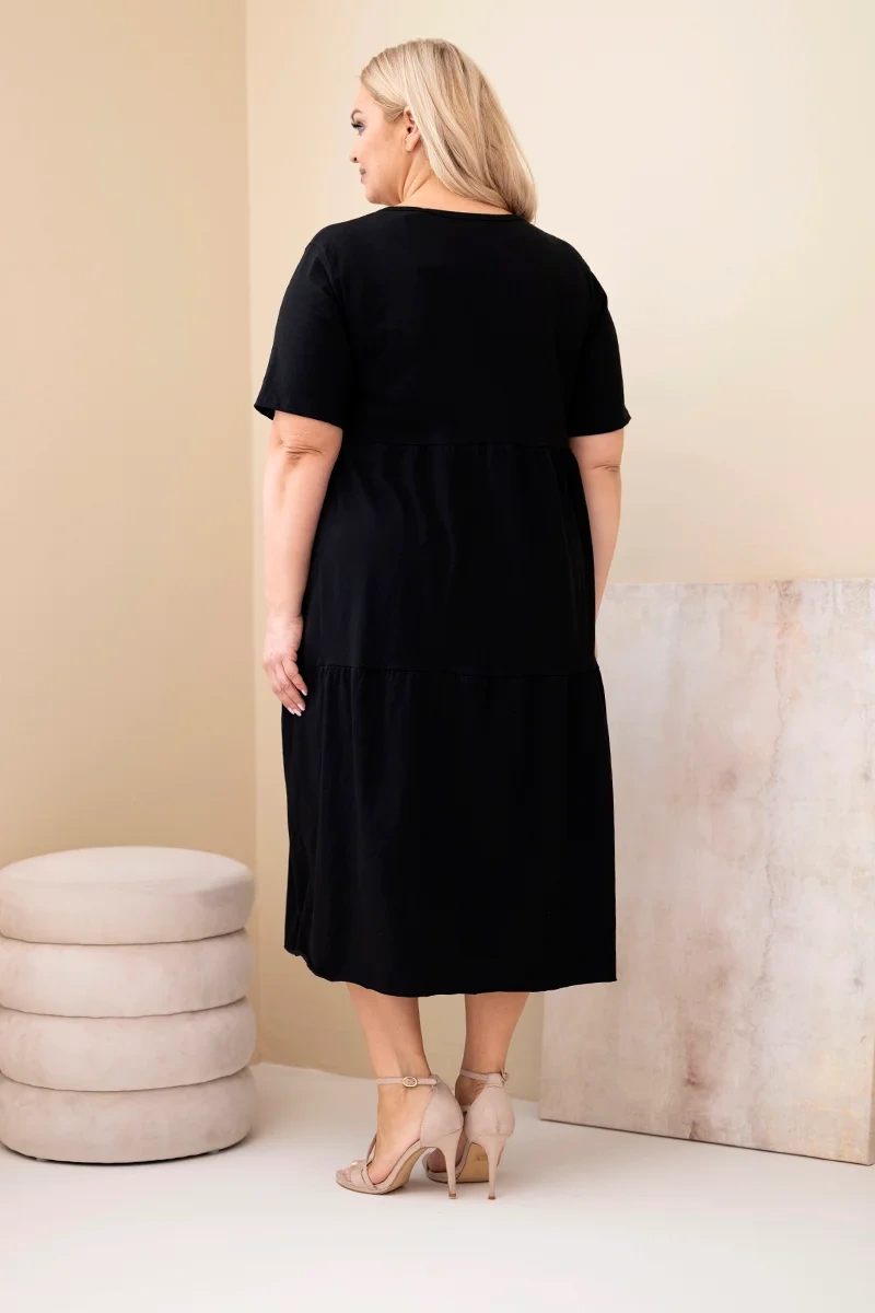 Kesi Włoski dámske bavlnené Plus Size šaty