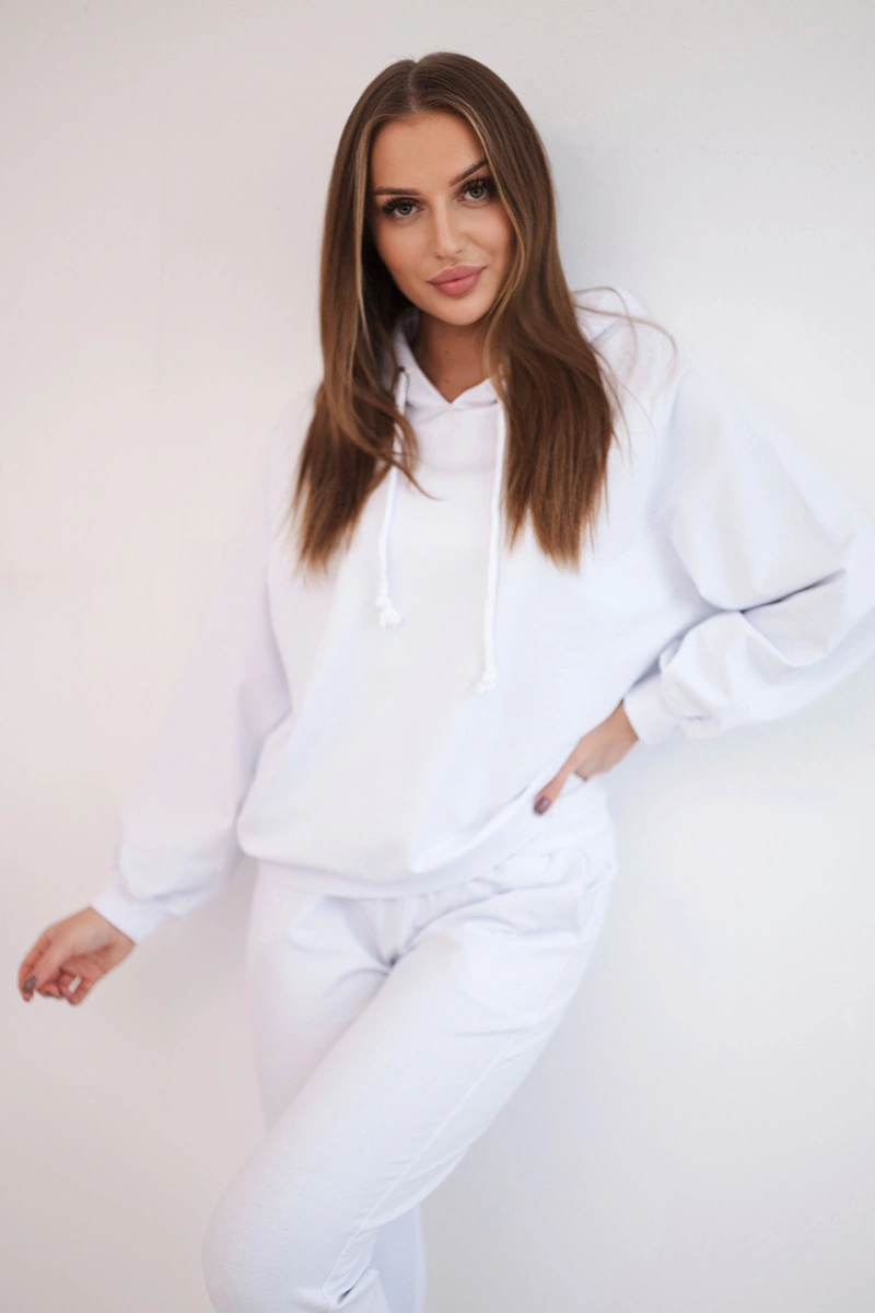 White hoodie