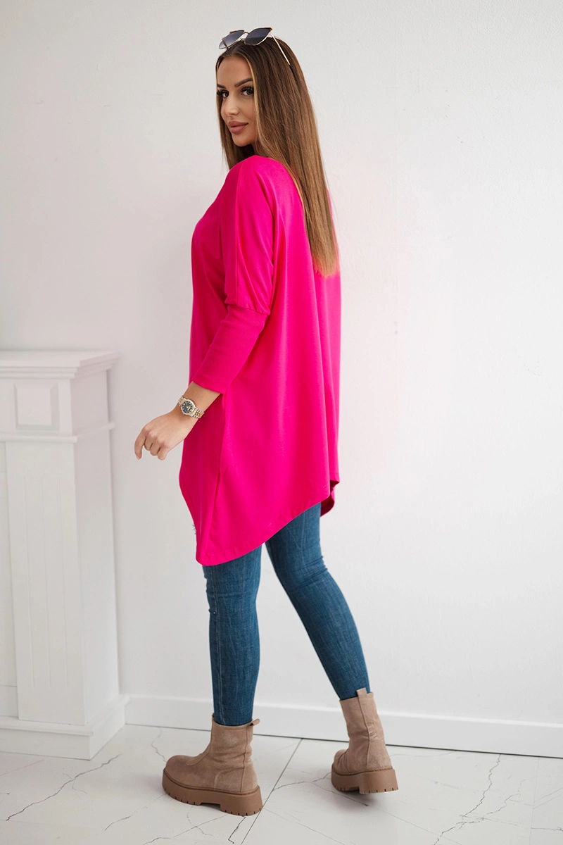 Oversize fuchsia blouse