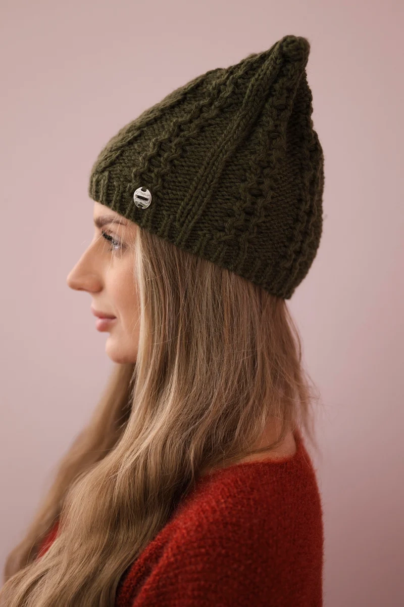marka niezdefiniowana Cap with fleece Rabbid K237 khaki