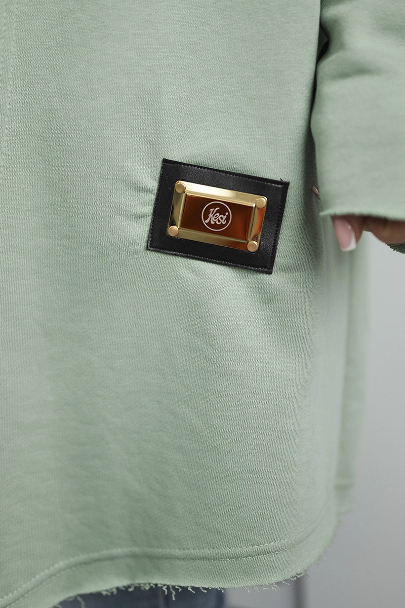 Coatee with subtitles light mint