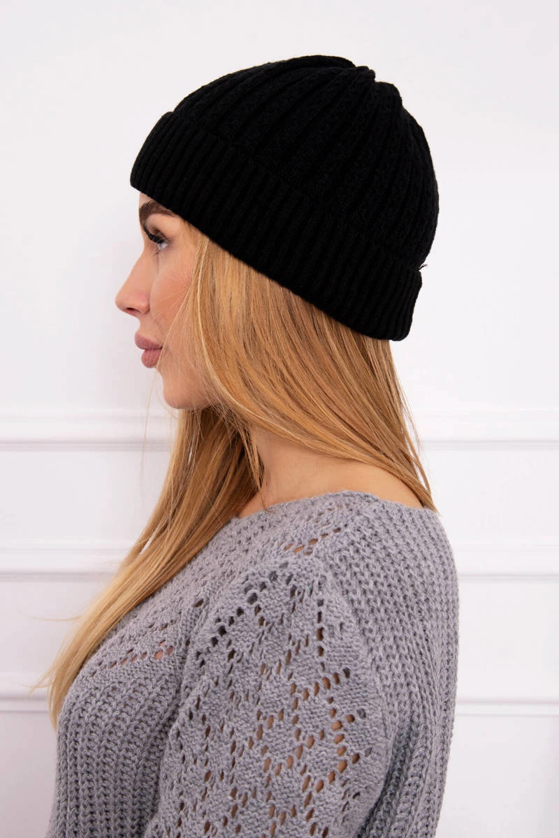 marka niezdefiniowana Cap thin Weronika K249 black