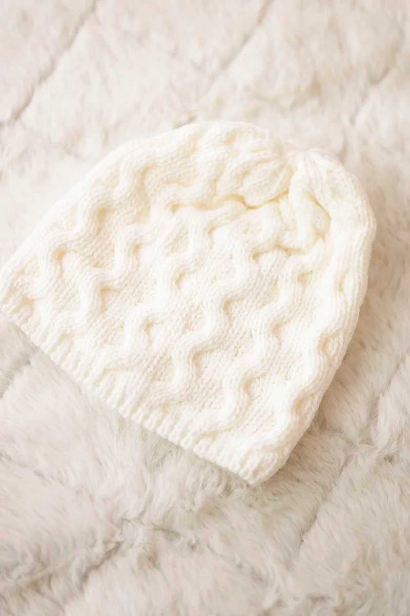 Kesi Cap with fleece Teresa K285 white