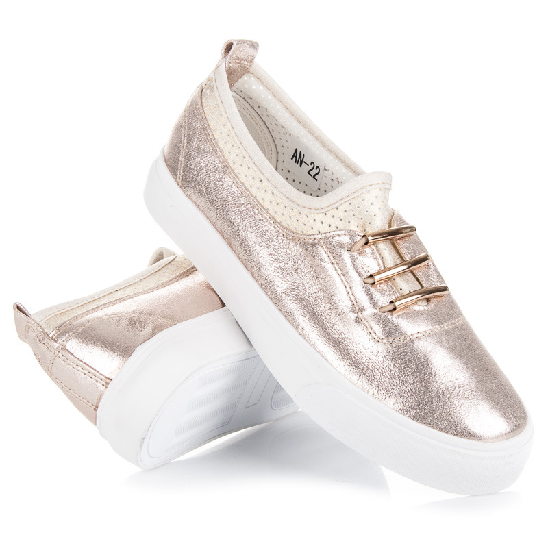 sparkly slip on sneakers