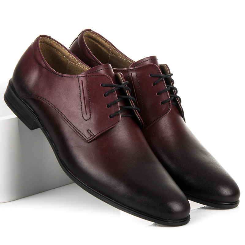 burgundy shoes