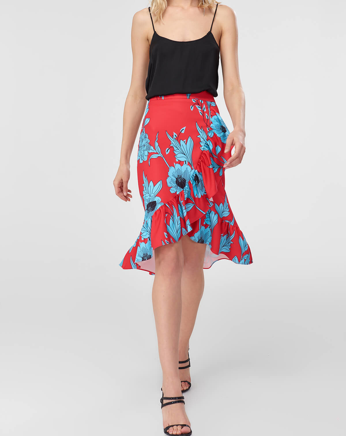 Fusta pentru femei Trendyol Wrap Ruffle