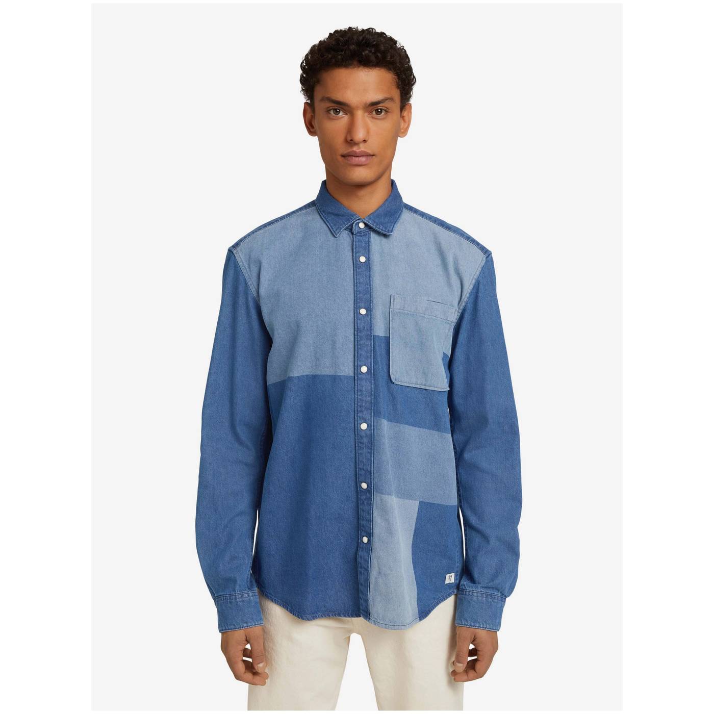 Blue Men's Denim Shirt Tom Tailor Denim - Men's