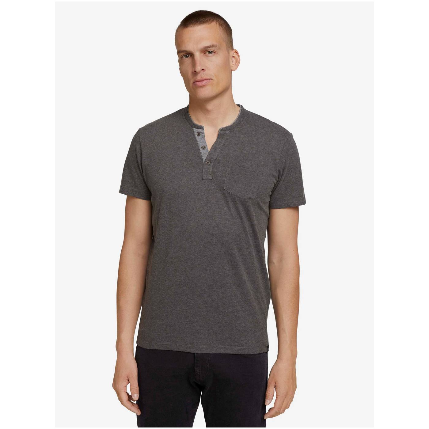 Grey Men's T-Shirt Tom Tailor Denim - Men's