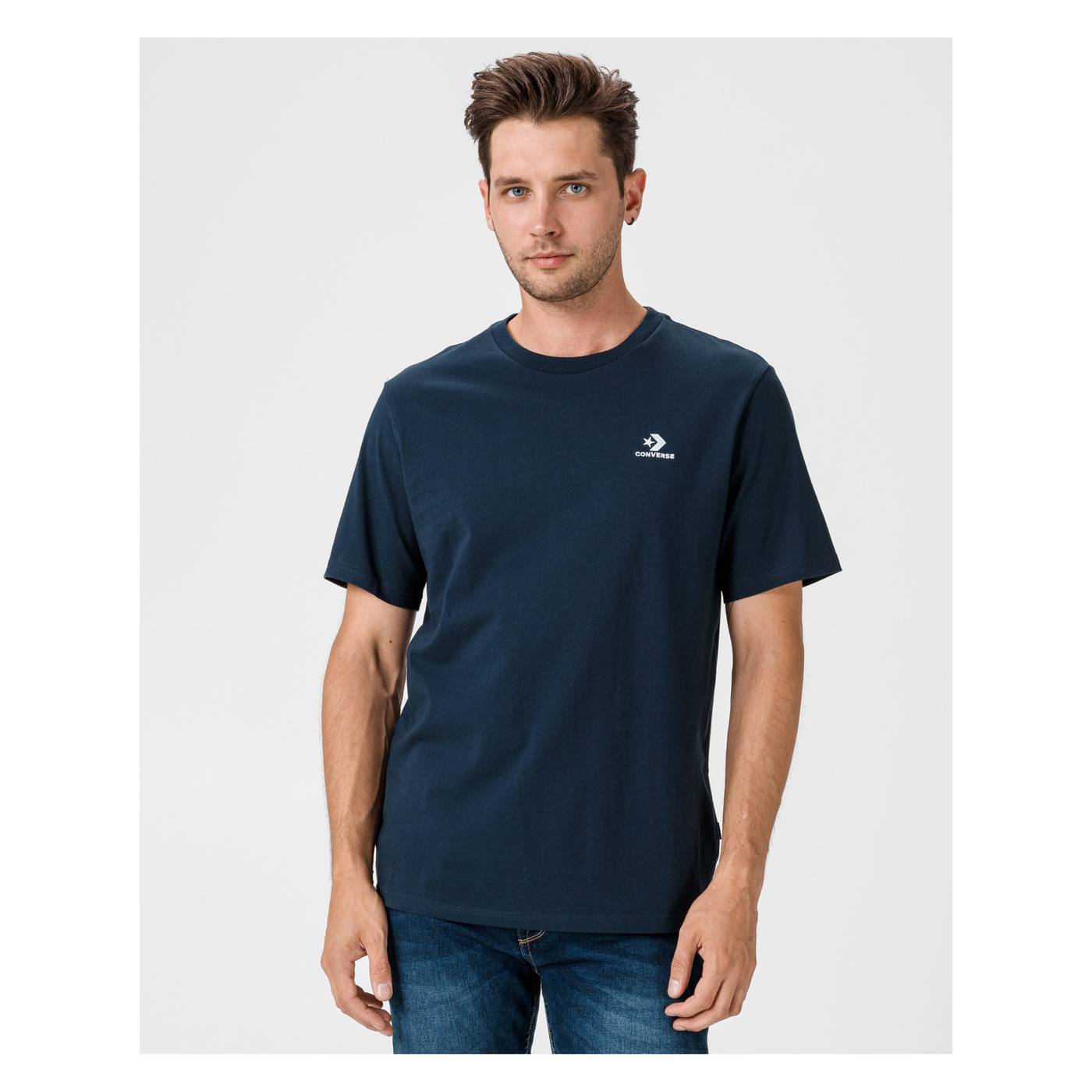 Embroidered Star Chevron Converse T-Shirt - Men